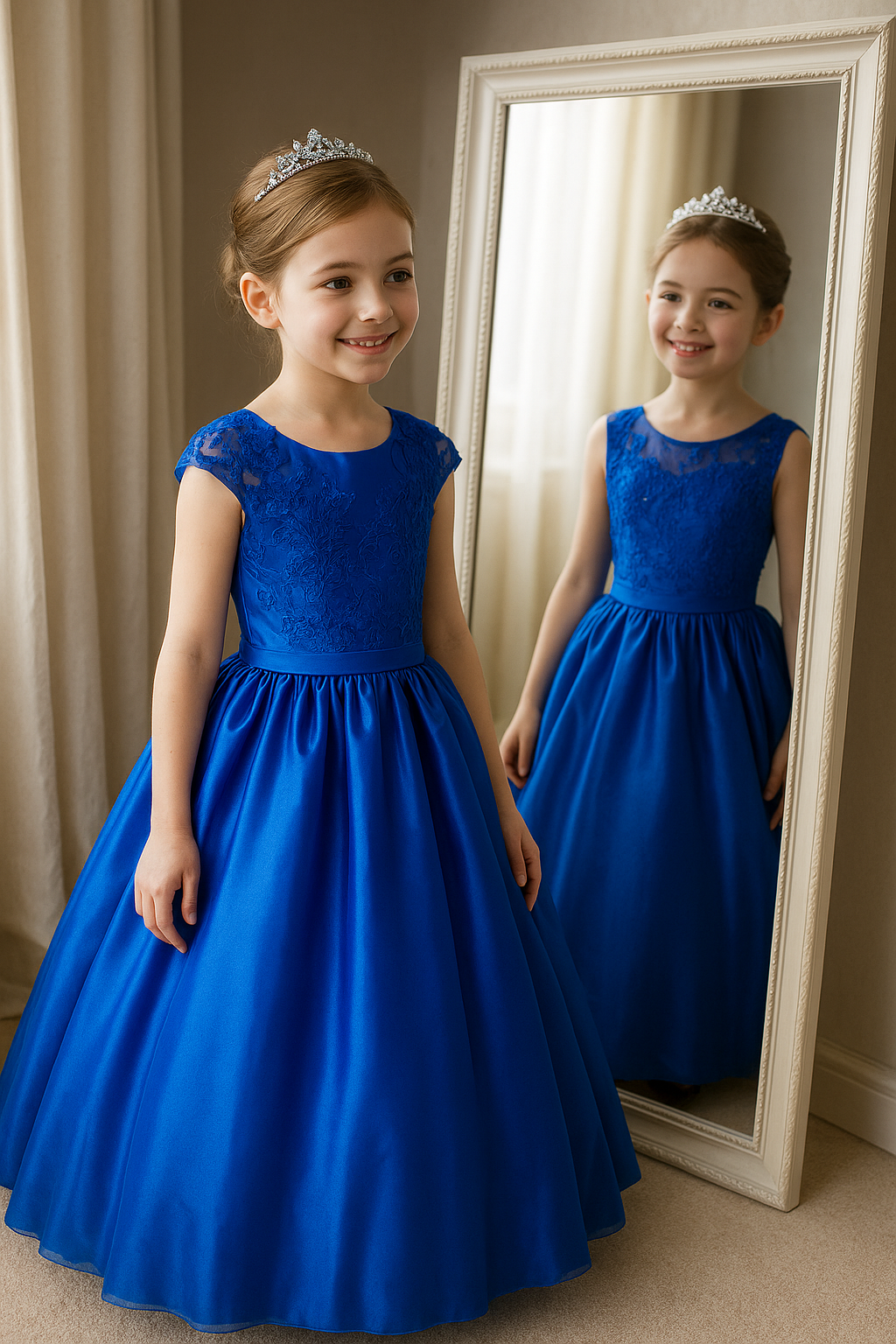 上質なドレスを着た自信に満ちた姿のイメージ画像