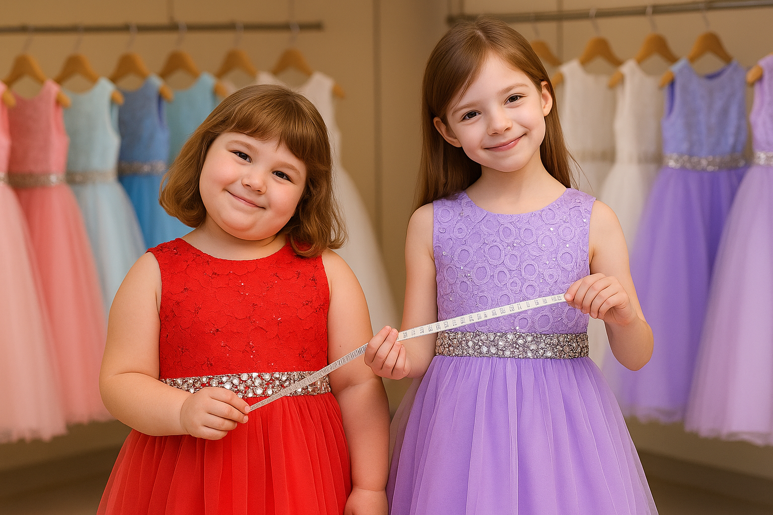 子供ドレスのサイズの選び方