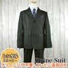 ピアノ発表会や結婚式にぴったりのブラックカラーの男の子用フォーマルスーツ。シンプルで美しいシルエットが魅力のAngel's Closetの子供フォーマル レンタル商品（【レンタル】子供スーツ 発表会 結婚式 衣装 ピンストライプブラックスーツ（CAT915400）110・130cm）｜画像1