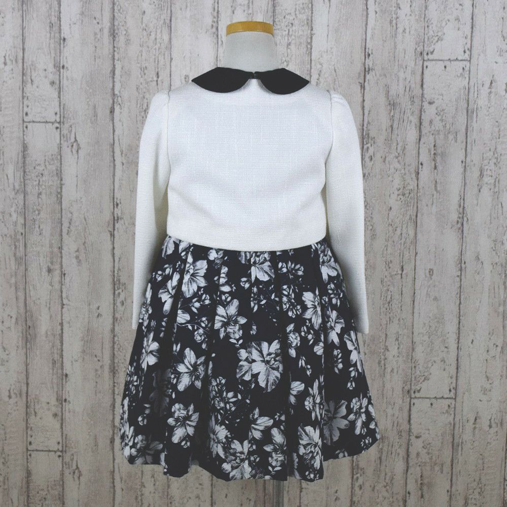 特別な日にぴったりのカラーの男の子用フォーマルスーツ。シンプルで美しいシルエットが魅力のAngel's Closetの子供フォーマル レンタル商品（【レンタル】プリントワンピースアンサンブル（CAT898304）120cm）｜画像6