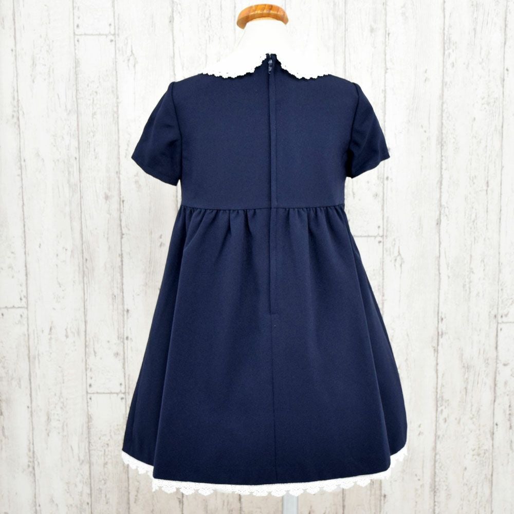 特別な日にぴったりのカラーの男の子用フォーマルスーツ。シンプルで美しいシルエットが魅力のAngel's Closetの子供フォーマル レンタル商品（【レンタル】フリルワンピースボレロセットアンサンブル（CAT879303W）【CHOPIN】　120cm）｜画像8