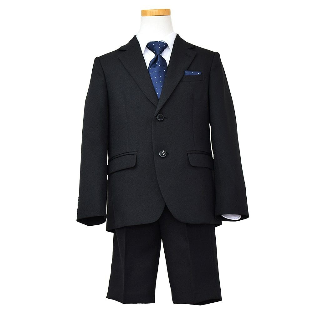 特別な日にぴったりのカラーの男の子用フォーマルスーツ。シンプルで美しいシルエットが魅力のAngel's Closetの子供フォーマル レンタル商品（【レンタル】2つ釦ベーシックセットスーツ（CAT505412）120cm）｜画像2