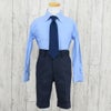 特別な日にぴったりのカラーの男の子用フォーマルスーツ。シンプルで美しいシルエットが魅力のAngel's Closetの子供フォーマル レンタル商品（【レンタル】ベスト付きヘリンボーン英国調セットスーツ（CAT885402））｜画像6