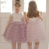 ピアノ発表会や結婚式にぴったりのカラーの女の子用キッズドレス。シンプルで美しいシルエットが魅力のAngel's Closetの子供ドレス レンタル商品（【レンタル】ティアードフリルネットガーゼ子供ドレス（YP086））｜画像3