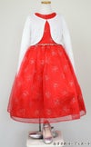 ピアノ発表会や結婚式にぴったりのカラーの女の子用キッズドレス。シンプルで美しいシルエットが魅力のAngel's Closetの子供ドレス レンタル商品（【レンタル】スパークリングオーガンジー子供ドレス(CC2463)レッド）｜画像10