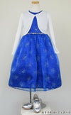 ピアノ発表会や結婚式にぴったりのブルーカラーの女の子用キッズドレス。シンプルで美しいシルエットが魅力のAngel's Closetの子供ドレス レンタル商品（【レンタル】スパークリングオーガンジー子供ドレス(CC2463)ロイヤルブルー）｜画像10
