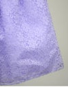 ピアノ発表会や結婚式にぴったりのライラックカラーの女の子用キッズドレス。シンプルで美しいシルエットが魅力のAngel's Closetの子供ドレス レンタル商品（【レンタル】フラワーレースサテンリボン子供ドレス(CCD749)ライラック）｜画像6