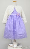 ピアノ発表会や結婚式にぴったりのライラックカラーの女の子用キッズドレス。シンプルで美しいシルエットが魅力のAngel's Closetの子供ドレス レンタル商品（【レンタル】フラワーレースサテンリボン子供ドレス(CCD749)ライラック）｜画像12