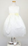 ピアノ発表会や結婚式にぴったりのカラーの女の子用キッズドレス。シンプルで美しいシルエットが魅力のAngel's Closetの子供ドレス レンタル商品（【レンタル】フラワーレースサテンリボン子供ドレス(CCD749)アイボリー）｜画像9