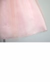 ピアノ発表会や結婚式にぴったりのピンクカラーの女の子用キッズドレス。シンプルで美しいシルエットが魅力のAngel's Closetの子供ドレス レンタル商品（【レンタル】パールスパンコールスーパーエレガントチュール子供ドレス(cdc5008)ブラッシュピンク）｜画像6