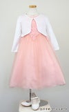 ピアノ発表会や結婚式にぴったりのピンクカラーの女の子用キッズドレス。シンプルで美しいシルエットが魅力のAngel's Closetの子供ドレス レンタル商品（【レンタル】パールスパンコールスーパーエレガントチュール子供ドレス(cdc5008)ブラッシュピンク）｜画像11