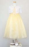 ピアノ発表会や結婚式にぴったりのカラーの女の子用キッズドレス。シンプルで美しいシルエットが魅力のAngel's Closetの子供ドレス レンタル商品（【レンタル】パールスパンコールスーパーエレガントチュール子供ドレス(cdc5008)シャンパン）｜画像10
