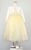 ピアノ発表会や結婚式にぴったりのカラーの女の子用キッズドレス。シンプルで美しいシルエットが魅力のAngel's Closetの子供ドレス レンタル商品（【レンタル】パールスパンコールスーパーエレガントチュール子供ドレス(cdc5008)シャンパン）｜画像11