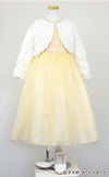 ピアノ発表会や結婚式にぴったりのカラーの女の子用キッズドレス。シンプルで美しいシルエットが魅力のAngel's Closetの子供ドレス レンタル商品（【レンタル】パールスパンコールスーパーエレガントチュール子供ドレス(cdc5008)シャンパン）｜画像12