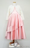 ピアノ発表会や結婚式にぴったりのピンクカラーの女の子用キッズドレス。シンプルで美しいシルエットが魅力のAngel's Closetの子供ドレス レンタル商品（【レンタル】クラシカルサテンプリンセスロング子供ドレスA(yp005a)ライトピンク）｜画像12