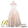 ピアノ発表会や結婚式にぴったりのカラーの女の子用キッズドレス。シンプルで美しいシルエットが魅力のAngel's Closetの子供ドレス レンタル商品（【レンタル】クラシカルサテンプリンセスロング子供ドレスA(yp005a)シャンパン）｜画像1