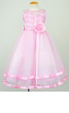 ピアノ発表会や結婚式にぴったりのピンクカラーの女の子用キッズドレス。シンプルで美しいシルエットが魅力のAngel's Closetの子供ドレス レンタル商品（【レンタル】ロマンス(rmc)ピンク）｜画像3