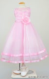 ピアノ発表会や結婚式にぴったりのピンクカラーの女の子用キッズドレス。シンプルで美しいシルエットが魅力のAngel's Closetの子供ドレス レンタル商品（【レンタル】ロマンス(rmc)ピンク）｜画像9