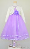 ピアノ発表会や結婚式にぴったりのライラックカラーの女の子用キッズドレス。シンプルで美しいシルエットが魅力のAngel's Closetの子供ドレス レンタル商品（【レンタル】ロマンス(rmc)ライラック）｜画像11