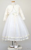ピアノ発表会や結婚式にぴったりのホワイトカラーの女の子用キッズドレス。シンプルで美しいシルエットが魅力のAngel's Closetの子供ドレス レンタル商品（【レンタル】ロマンス(rmc)オフホワイト）｜画像12