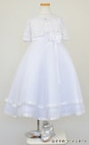 ピアノ発表会や結婚式にぴったりのホワイトカラーの女の子用キッズドレス。シンプルで美しいシルエットが魅力のAngel's Closetの子供ドレス レンタル商品（【レンタル】ロマンス(rmc)ピュアホワイト）｜画像10