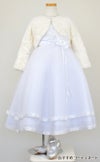 ピアノ発表会や結婚式にぴったりのホワイトカラーの女の子用キッズドレス。シンプルで美しいシルエットが魅力のAngel's Closetの子供ドレス レンタル商品（【レンタル】ロマンス(rmc)ピュアホワイト）｜画像12