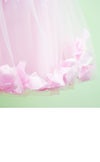 ピアノ発表会や結婚式にぴったりのピンクカラーの女の子用キッズドレス。シンプルで美しいシルエットが魅力のAngel's Closetの子供ドレス レンタル商品（【レンタル】フラワーペタルプリンセス子供ドレス(JK2925)ピンク）｜画像6