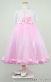 ピアノ発表会や結婚式にぴったりのピンクカラーの女の子用キッズドレス。シンプルで美しいシルエットが魅力のAngel's Closetの子供ドレス レンタル商品（【レンタル】フラワーペタルプリンセス子供ドレス(JK2925)ピンク）｜画像10