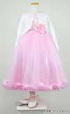 ピアノ発表会や結婚式にぴったりのピンクカラーの女の子用キッズドレス。シンプルで美しいシルエットが魅力のAngel's Closetの子供ドレス レンタル商品（【レンタル】フラワーペタルプリンセス子供ドレス(JK2925)ピンク）｜画像11