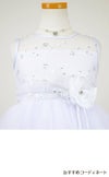 ピアノ発表会や結婚式にぴったりのホワイトカラーの女の子用キッズドレス。シンプルで美しいシルエットが魅力のAngel's Closetの子供ドレス レンタル商品（【レンタル】フラワーペタルプリンセス子供ドレス(JK2925)ピュアホワイト）｜画像8