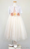 ピアノ発表会や結婚式にぴったりのカラーの女の子用キッズドレス。シンプルで美しいシルエットが魅力のAngel's Closetの子供ドレス レンタル商品（【レンタル】スクエアネックエリザベスサテン＆チュール子供ドレス(KD428)ビンテージローズ）｜画像10