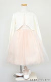 ピアノ発表会や結婚式にぴったりのカラーの女の子用キッズドレス。シンプルで美しいシルエットが魅力のAngel's Closetの子供ドレス レンタル商品（【レンタル】エレガント刺繍メッシュ＆パールトリム子供ドレス(SK740)シャンパン）｜画像11