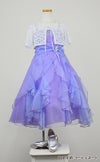 ピアノ発表会や結婚式にぴったりのライラックカラーの女の子用キッズドレス。シンプルで美しいシルエットが魅力のAngel's Closetの子供ドレス レンタル商品（【レンタル】ラインストーン＆オーガンジーレイヤードフリル子供ドレス(HC734)ライラック）｜画像10