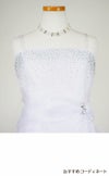 ピアノ発表会や結婚式にぴったりのホワイトカラーの女の子用キッズドレス。シンプルで美しいシルエットが魅力のAngel's Closetの子供ドレス レンタル商品（【レンタル】ラインストーン＆オーガンジーレイヤードフリル子供ドレス(HC734)ホワイト）｜画像8