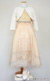 ピアノ発表会や結婚式にぴったりのカラーの女の子用キッズドレス。シンプルで美しいシルエットが魅力のAngel's Closetの子供ドレス レンタル商品（【レンタル】スパークリートップ＆オーガンジーレイヤー子供ドレス(JK3811)タープ）｜画像12