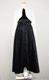 ピアノ発表会や結婚式にぴったりのブラックカラーの女の子用キッズドレス。シンプルで美しいシルエットが魅力のAngel's Closetの子供ドレス レンタル商品（【レンタル】ブラックベルベット＆煌めくＡラインロングドレス※ウエストリボン結び型(YP157)ブラック）｜画像11