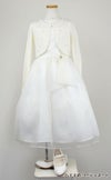 ピアノ発表会や結婚式にぴったりのカラーの女の子用キッズドレス。シンプルで美しいシルエットが魅力のAngel's Closetの子供ドレス レンタル商品（【レンタル】レース＆メタル刺繍オーガンジー子供ドレス（リボンコサージュ付）(CC2461)アイボリー）｜画像10