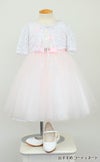 ピアノ発表会や結婚式にぴったりのピンクカラーの女の子用キッズドレス。シンプルで美しいシルエットが魅力のAngel's Closetの子供ドレス レンタル商品（【レンタル】フローラルサテンリボン刺繍イリュージョン子供ドレス(KD365)ピンク）｜画像9