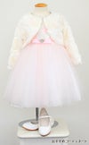 ピアノ発表会や結婚式にぴったりのピンクカラーの女の子用キッズドレス。シンプルで美しいシルエットが魅力のAngel's Closetの子供ドレス レンタル商品（【レンタル】フローラルサテンリボン刺繍イリュージョン子供ドレス(KD365)ピンク）｜画像11