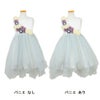 ピアノ発表会や結婚式にぴったりのブルーカラーの女の子用キッズドレス。シンプルで美しいシルエットが魅力のAngel's Closetの子供ドレス レンタル商品（【レンタル】フラワーモニュメント＆レイヤードチュール子供ドレス(YP082)ペールブルー）｜画像6