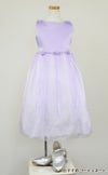 ピアノ発表会や結婚式にぴったりのライラックカラーの女の子用キッズドレス。シンプルで美しいシルエットが魅力のAngel's Closetの子供ドレス レンタル商品（【レンタル】サテン＆シャイニーオーガンジー子供ドレスサニー(KD149)ライラック）｜画像8