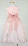ピアノ発表会や結婚式にぴったりのカラーの女の子用キッズドレス。シンプルで美しいシルエットが魅力のAngel's Closetの子供ドレス レンタル商品（【レンタル】サテン＆シャイニーオーガンジー子供ドレスサニー(KD149)ダスティローズ）｜画像5