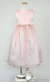 ピアノ発表会や結婚式にぴったりのカラーの女の子用キッズドレス。シンプルで美しいシルエットが魅力のAngel's Closetの子供ドレス レンタル商品（【レンタル】サテン＆シャイニーオーガンジー子供ドレスサニー(KD149)ダスティローズ）｜画像8