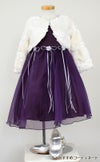 ピアノ発表会や結婚式にぴったりのカラーの女の子用キッズドレス。シンプルで美しいシルエットが魅力のAngel's Closetの子供ドレス レンタル商品（【レンタル】サテン＆シャイニーオーガンジー子供ドレスサニー(KD149)エッグプラント）｜画像11