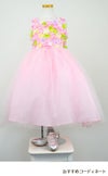 ピアノ発表会や結婚式にぴったりのピンクカラーの女の子用キッズドレス。シンプルで美しいシルエットが魅力のAngel's Closetの子供ドレス レンタル商品（【レンタル】フラワーモチーフチュールリボン子供ドレス(CCD752)ピンク）｜画像8