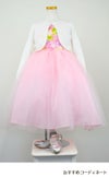 ピアノ発表会や結婚式にぴったりのピンクカラーの女の子用キッズドレス。シンプルで美しいシルエットが魅力のAngel's Closetの子供ドレス レンタル商品（【レンタル】フラワーモチーフチュールリボン子供ドレス(CCD752)ピンク）｜画像10