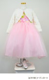ピアノ発表会や結婚式にぴったりのピンクカラーの女の子用キッズドレス。シンプルで美しいシルエットが魅力のAngel's Closetの子供ドレス レンタル商品（【レンタル】フラワーモチーフチュールリボン子供ドレス(CCD752)ピンク）｜画像11