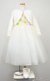 ピアノ発表会や結婚式にぴったりのカラーの女の子用キッズドレス。シンプルで美しいシルエットが魅力のAngel's Closetの子供ドレス レンタル商品（【レンタル】フラワーモチーフチュールリボン子供ドレス(CCD752)アイボリー）｜画像11