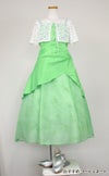 ピアノ発表会や結婚式にぴったりのカラーの女の子用キッズドレス。シンプルで美しいシルエットが魅力のAngel's Closetの子供ドレス レンタル商品（【レンタル】ギャザーアクロスウェストサテン＆フローラルオーガンジードレス(HC1232)クローバー）｜画像10