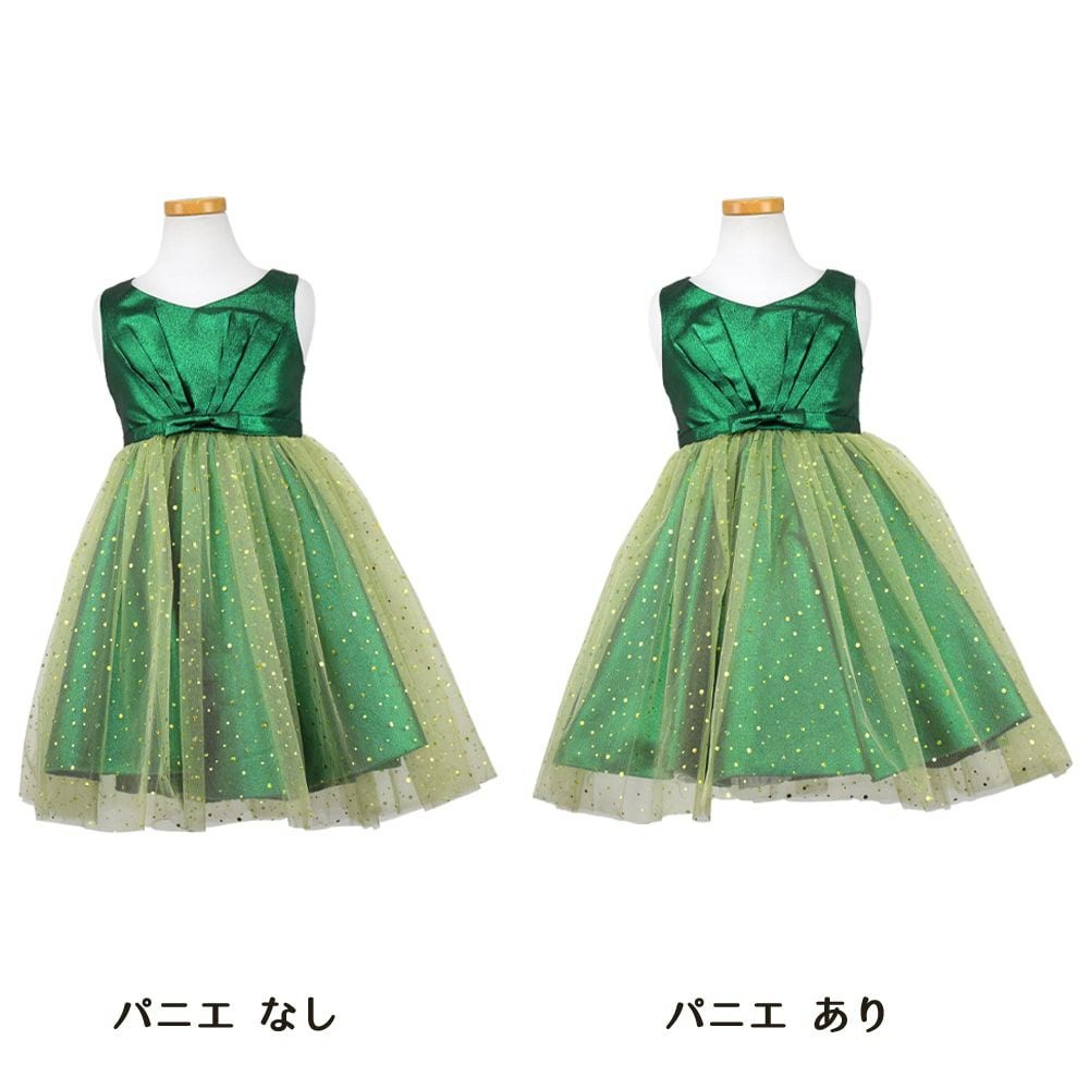 ピアノ発表会や結婚式にぴったりのカラーの女の子用キッズドレス。シンプルで美しいシルエットが魅力のAngel's Closetの子供ドレス レンタル商品（【レンタル】スパークリーチュールドレス(KD352)セージグリーン）｜画像6